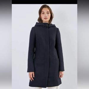 Aritzia Babaton Pearce Wool Coat (Navy) - BRAND NEW WITH TAGS